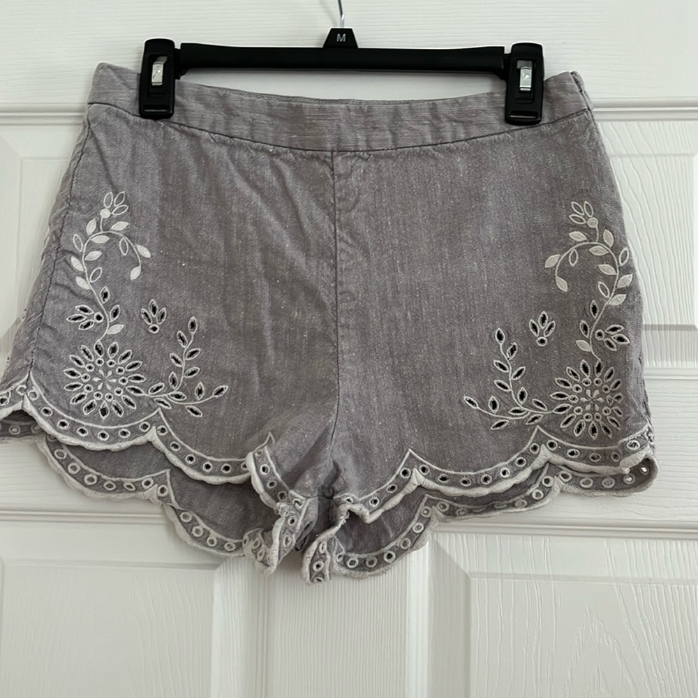 Free People Floral Shorts